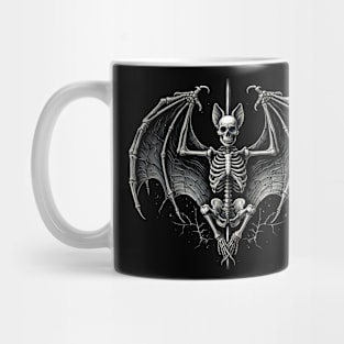 Skeleton Bat Mug